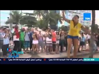 صباح الورد - فيديو يحقق أكثر من 4 مليون مشاهدة لفتاة تستعرض مهاراتها بحبل مطاط فى شارع عام