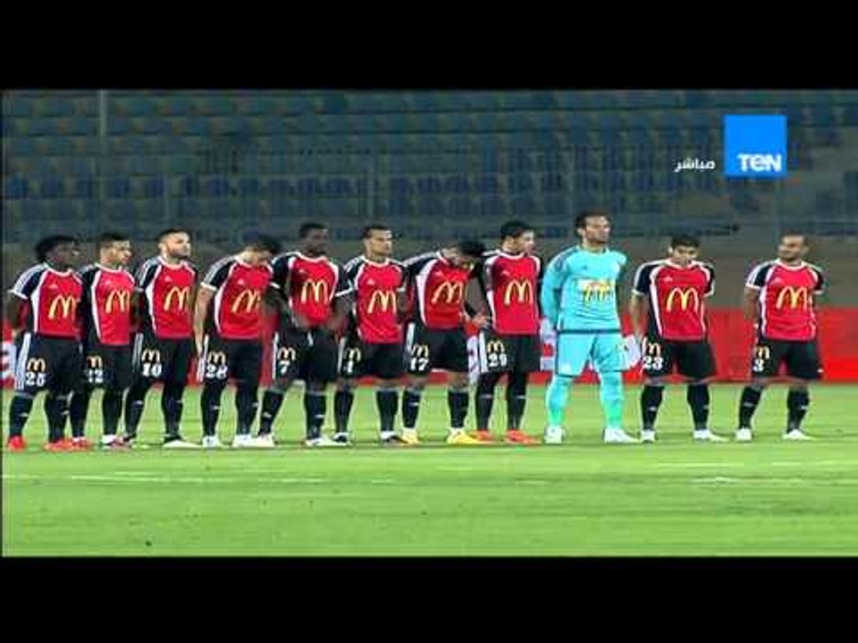 ستاد TeN - " لاعبي الزمالك و طلائع الجيش يقفون دقيقة حداد على ارواح شهداء نادى الزمالك "