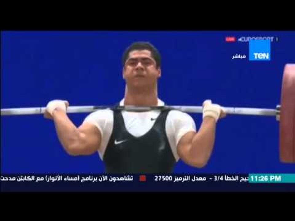 مساء الانوار - محمد ايهاب بطل العالم فى رفع الاثقال....3 مراحل لرفع الأوزان فى رياضة رفع الاثقال
