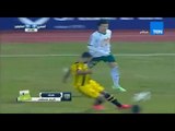 كريم مصطفي يحرز هدف التعادل للمقاولون فى مرمي المصري  