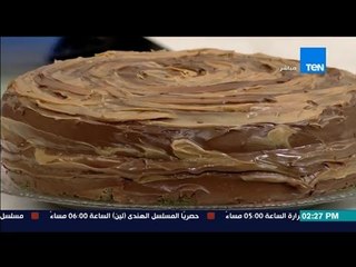 مطبخ 10/10 - Matbakh 10/10 - الشيف أيمن عفيفي -الشيف نبيلة سليم -طريقة عمل كيك أزرق بالنوتيلا