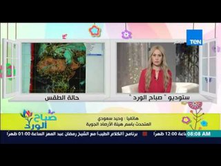 صباح الورد - تعرف على الحالة الجوية اليوم ومعدلات درجات الحرارة من د/وحيد سعودي