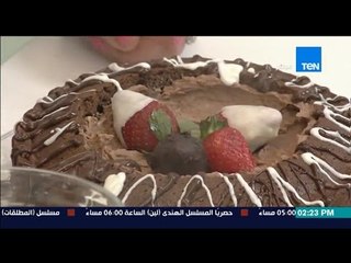 مطبخ 10/10 - الشيف أيمن عفيفي - الشيف سالي يوسف - طريقة عمل كيك شوكولاتة