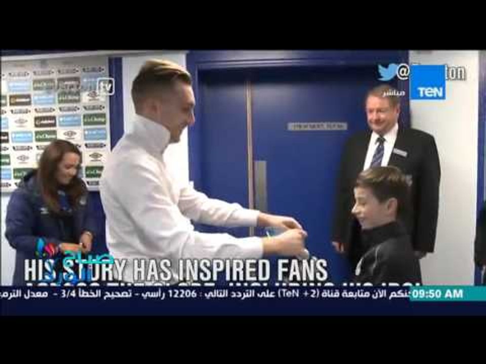 صباح الورد - لفتة إنسانية من جماهير و إدارة إيفرتون تجاة طفل يعاني شلل دماغي