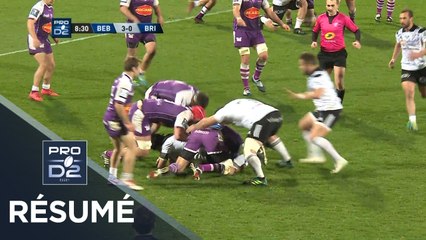 PRO D2 - Résumé Bourg-en-Bresse-Brive: 31-27 - J23 - Saison 2018/2019