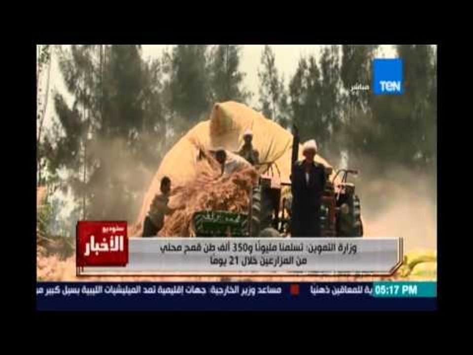 Studio El25bar | ستوديو الأخبار - استلام مليوناً و350 الف طن قمح محلي من المزارعين خلال 21 يوم