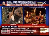 Narendra Modi attends Ganga aarti in Varanasi