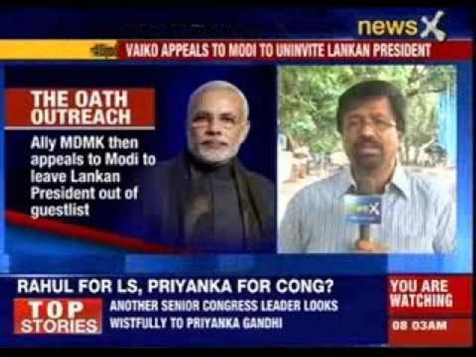Vaiko objects to Lanka invite