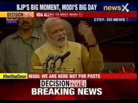Narendra Modi elected BJP parliamentary party leader