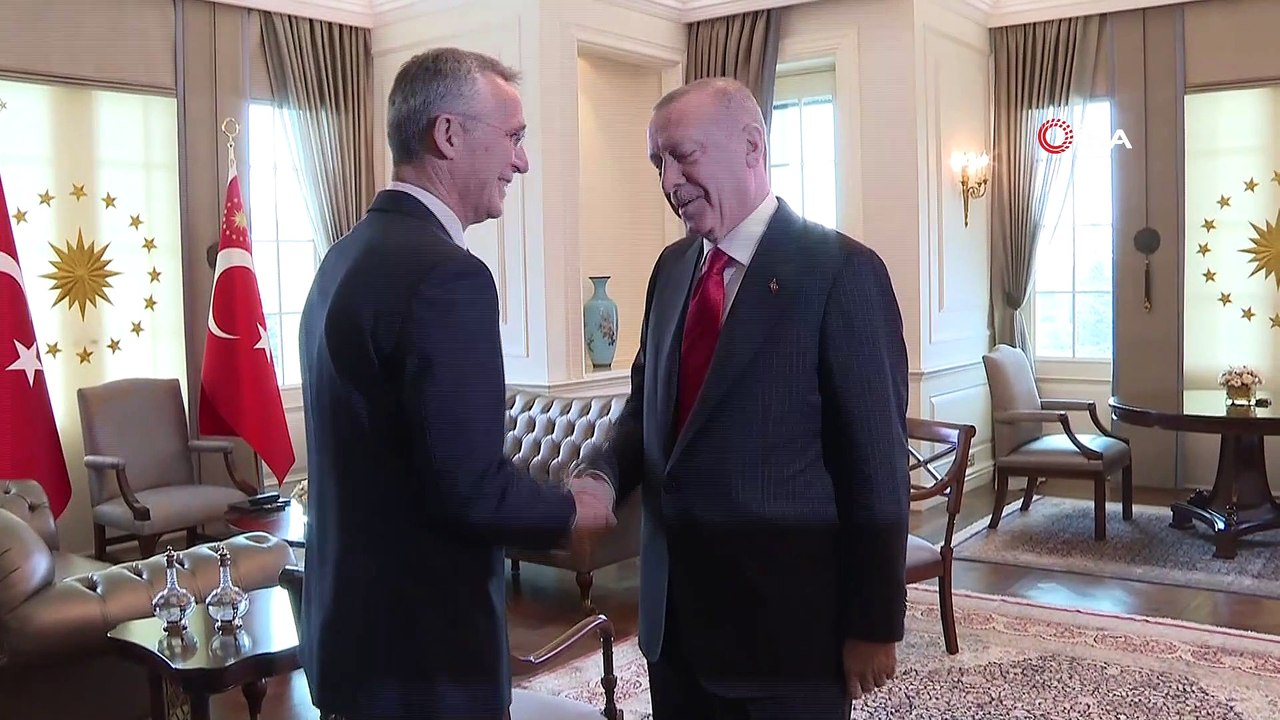 Cumhurbaşkanı Erdoğan, NATO Genel Sekreteri Jens Stoltenberg'i kabul etti