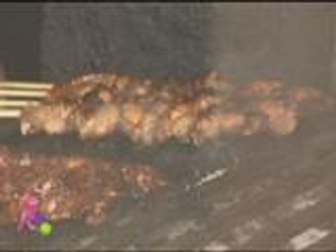 Kris eats isaw for the first time