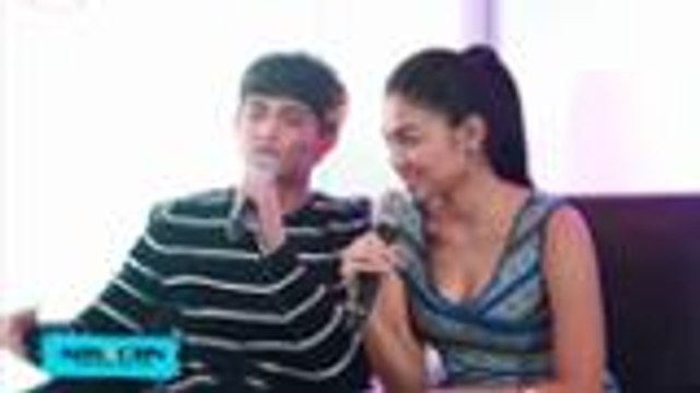 WATCH: James and Nadine, na-corner ng press sa Digital Media Conference ng On The Wings of Love