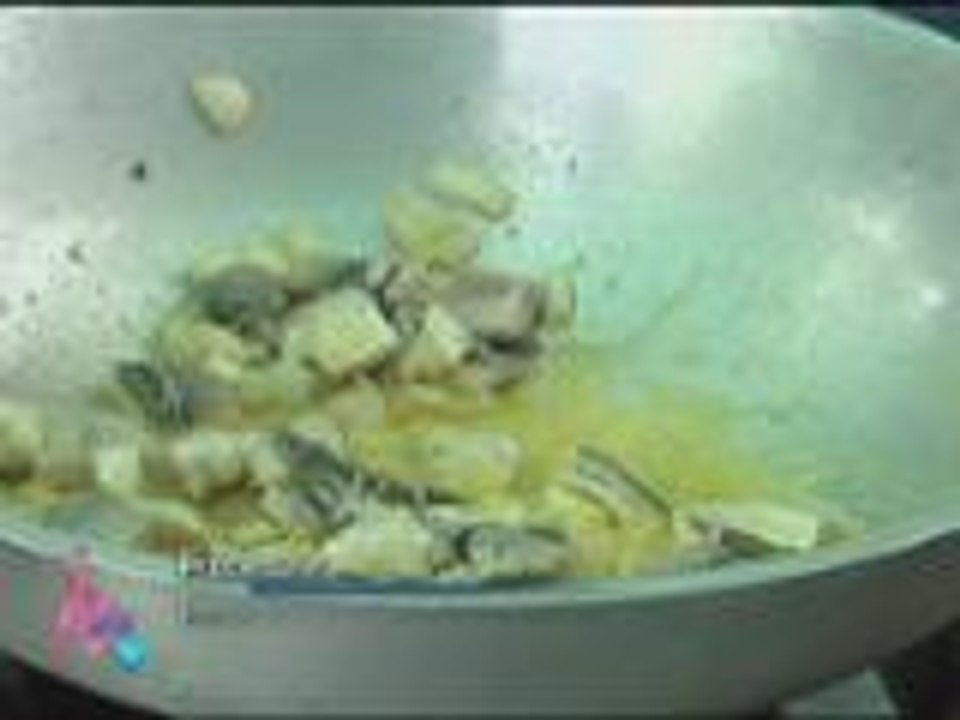 Kris learns to cook Bangus Sisig