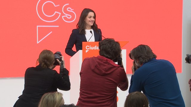 Inés Arrimadas, portavoz de Cs