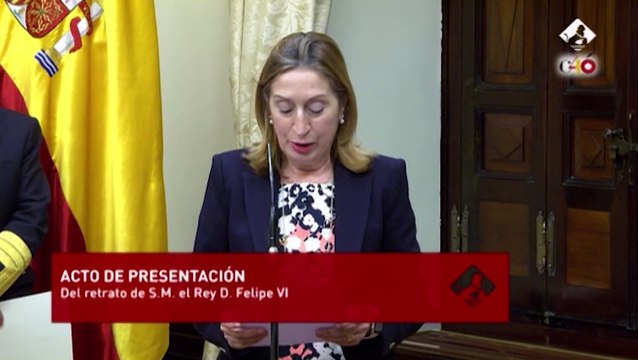 Presentan en el Congreso el retrato del Rey Felipe VI