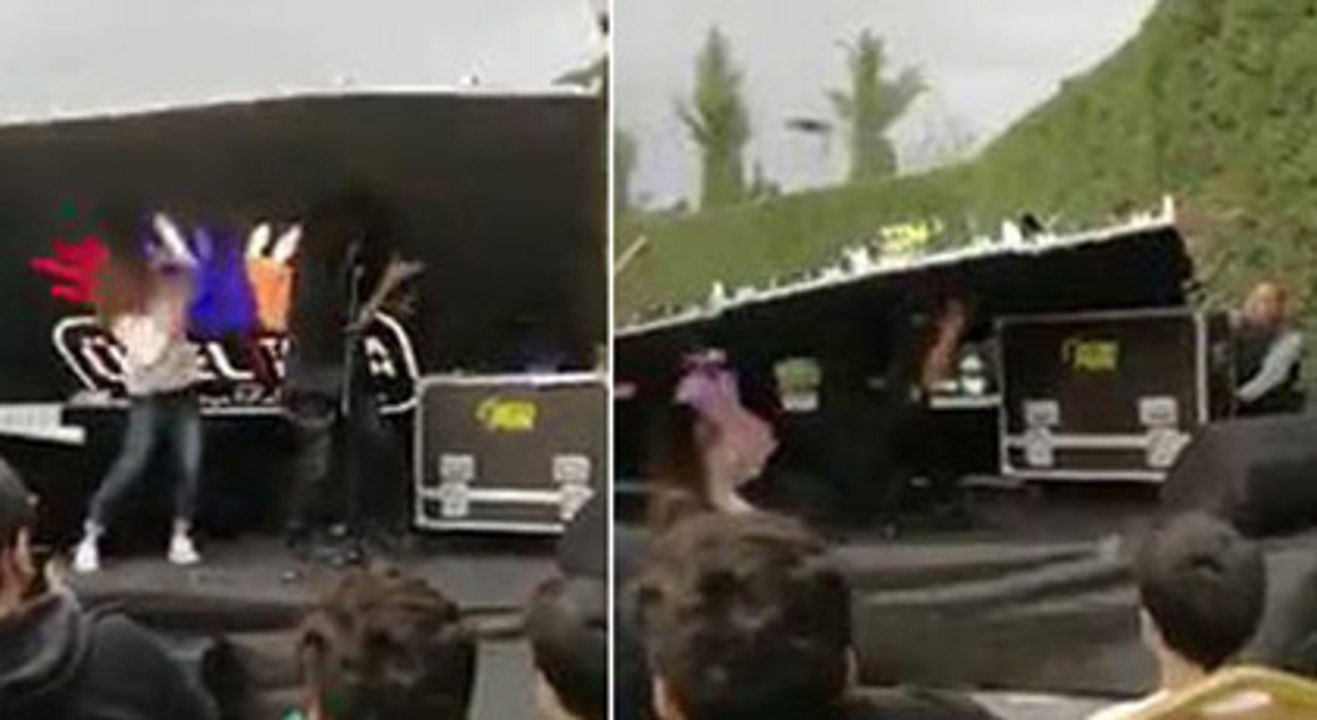 Partide korku dolu anlar