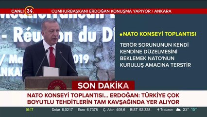 NATO Konseyi Toplantısı'nda