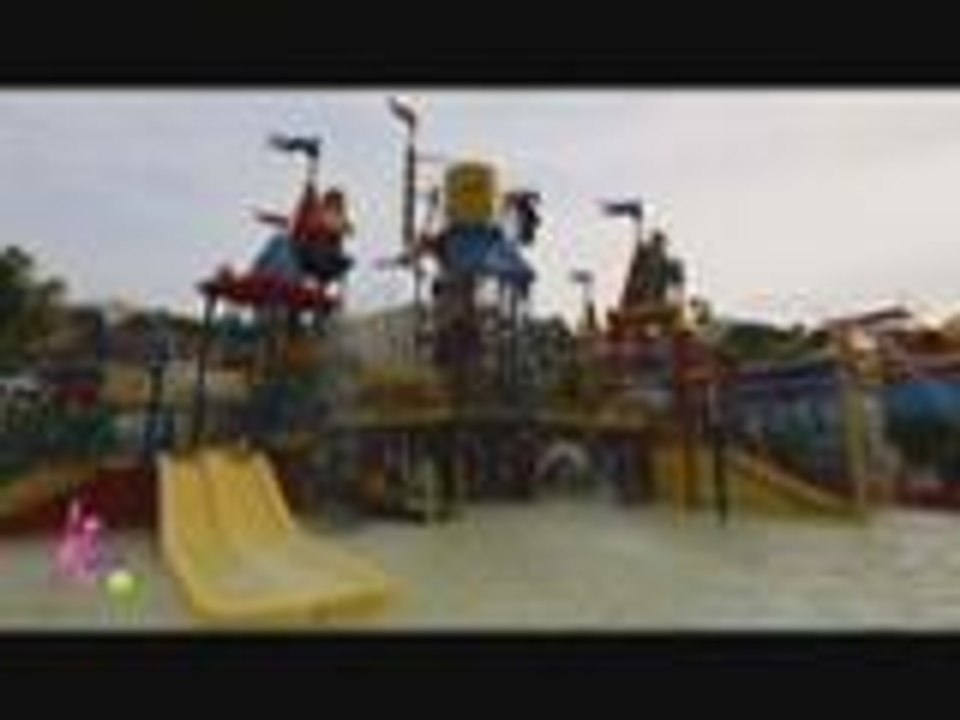 Josh and Bimby enjoy the waterpark adventure and rides in Legoland