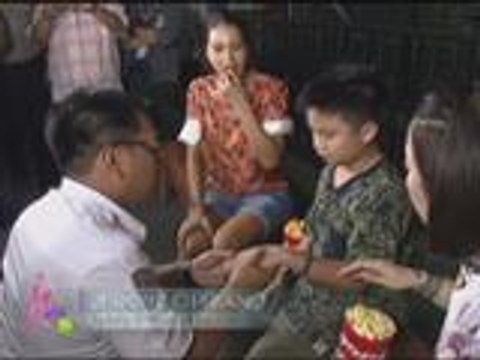 Bimby get slightly injured while riding the bump car