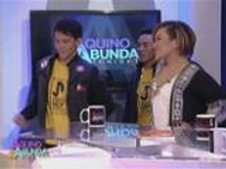Teacher Georcelle and Junior New System nag-impromptu demo ng sayaw sa Aquino and Abunda Tonight