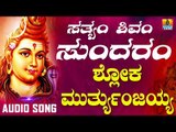 SHLOKA MRUTYUNJAYAYA | LORD SHIVA DEVOTIONAL SONGS | SHIVA KANNADA SONGS