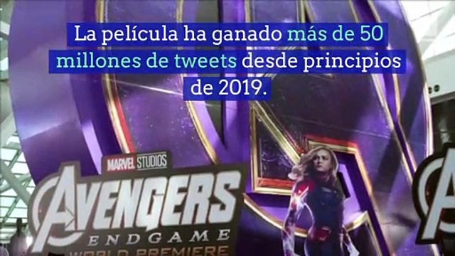 Avengers: Endgame 'es la película más tuiteada de la historia