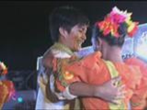 Kris enjoys watching Tarlac State University Dance Troup