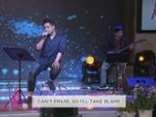 Maki-senti with Jed as he sings David Guetta's "Without You"