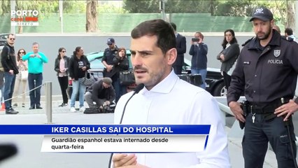 Casillas emocionado à saída do hospital: "Tive muita sorte"