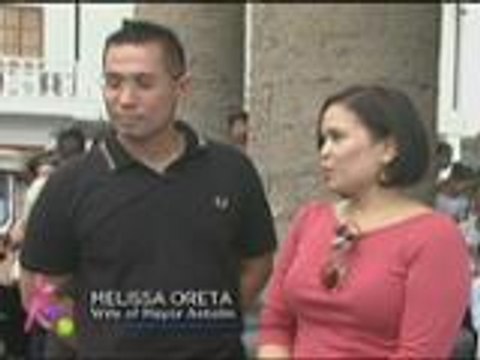 Kris & Bimby, binisita ang simbahan ang Malabon