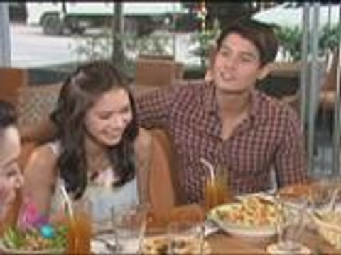 Daniel encourages Erich to eat vegetables