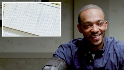 Anthony Mackie Takes a Lie Detector Test