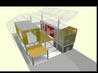 Barn khao pan : Construction process