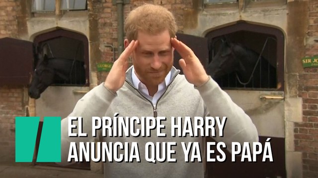 El príncipe Harry anuncia que Meghan y él han sido padres