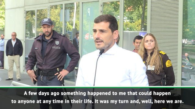 Casillas thanks well-wishers as he leaves hospital