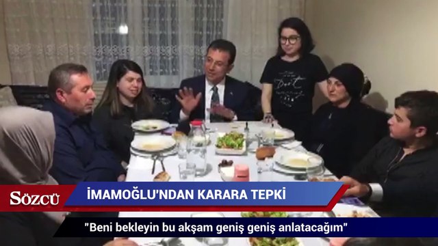 Ekrem İmamoğlu’ndan ilk açıklama