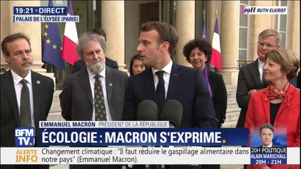 Biodiversité: pour Emmanuel Macron, il faut "changer notre manière de produire et de nous organiser"