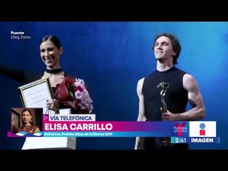 Elisa Carrillo recibe el "Premio Alma de la Danza 2019" en Rusia | Noticias con Yuriria Sierra