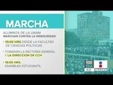 Alumnos de UNAM marcharán este viernes contra la inseguridad | Noticias con Francisco Zea