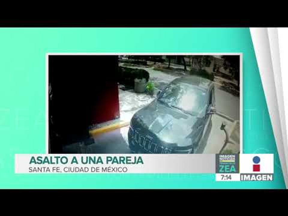 Así es como asaltaron a una pareja llegando a su casa en Santa Fe | Noticias con Francisco Zea