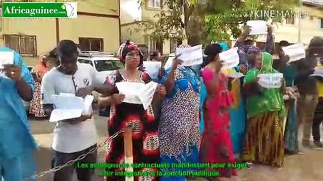 Guinée:Les enseignants contractuels haussent le ton ''Nous ne sommes pas des machines de réserve pour l'Etat...''
