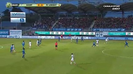 Niort 0-1 Lorient Pierre Yves Hamel Goal 06.05.2019 FRANCE: Ligue 2