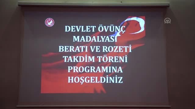 Devlet Övünç Madalyası Tevcih Töreni