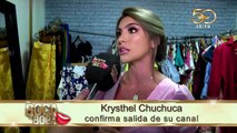 Kristhel Chuchuca confirma salida de su canal