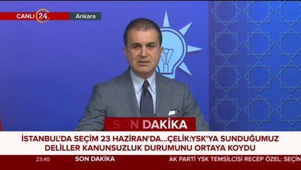 Ömer Çelik açıklama yapıyor