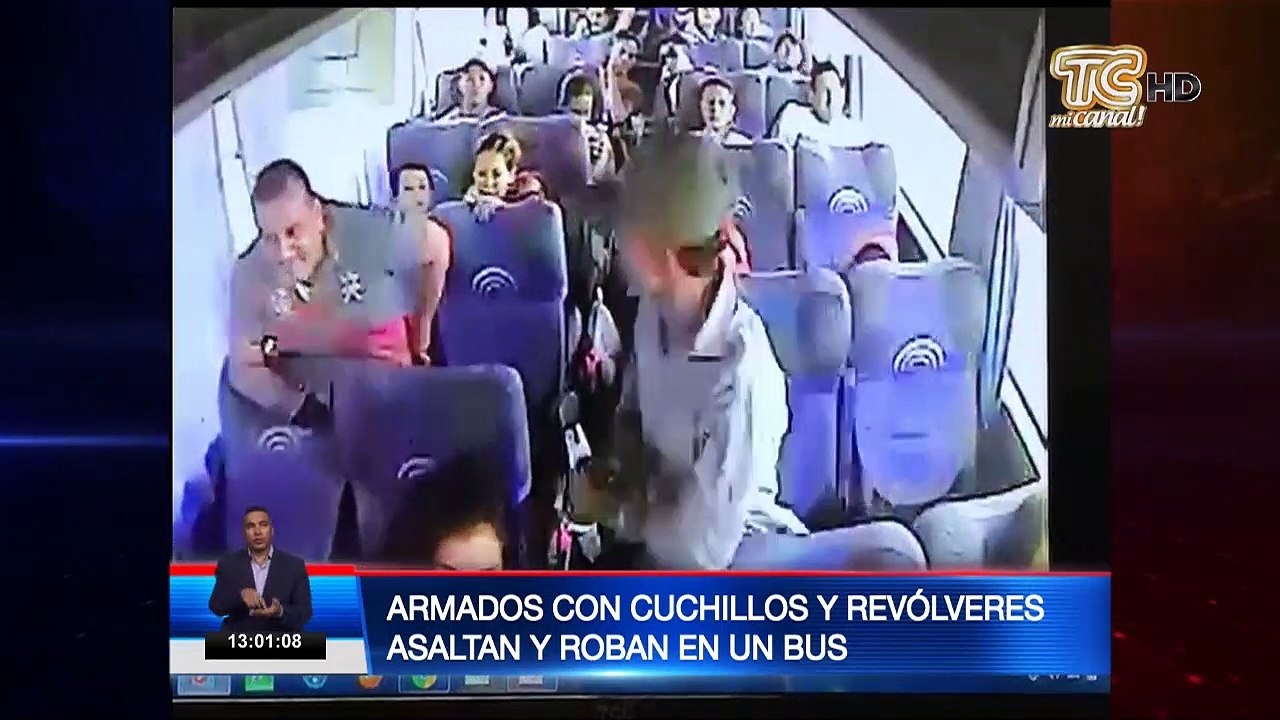 Violento asalto en un bus interprovincial