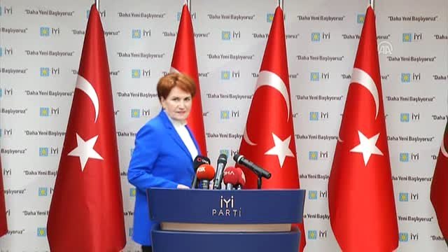 Akşener - Ysk'nın İstanbul'da Seçimlerin Yenilenmesi Kararı