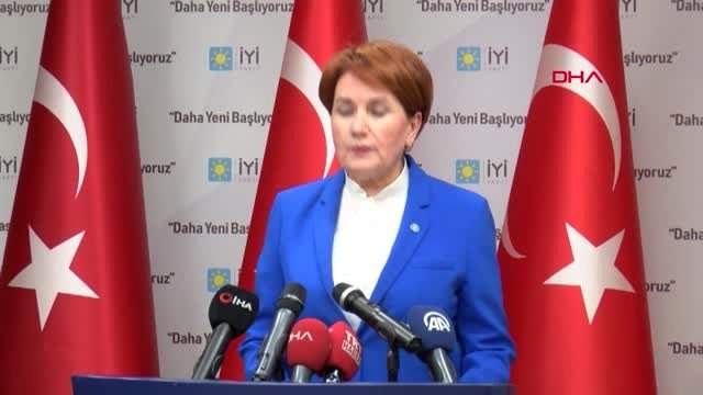 İyi Parti Genel Başkanı Meral Akşener'den Ysk'nın İstanbul Kararına Tepki