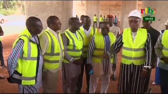 RTB - Visite du Premier Ministre Christophe Joseph Marie Dabire sur des chantiers en cours d’exécution