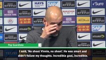 I was saying 'don't shoot!' - Guardiola on Kompany stunner